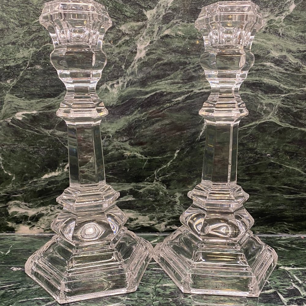 Tiffany & Co.  (2) Plymouth 8" Single Light Candlesticks
